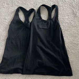 Bundle black lululemon tank tops